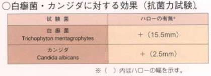 水虫用漢方薬の抗菌力効果