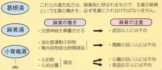 風邪治療に用いられる代表的な漢方薬とその働き・副作用